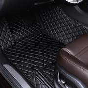 Black with Black Stitching Custom Heavy Duty, Universal Fit Floor Mats for Cars, SUVs, and Trucks