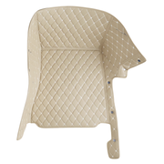 Beige Stitching Custom Heavy Duty, Universal Fit Floor Mats for Cars, SUVs, and Trucks