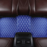 Blue Stitching Custom Heavy Duty, Universal Fit Floor Mats for Cars, SUVs, and Trucks