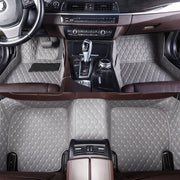 Gray Stitching Custom Heavy Duty, Universal Fit Floor Mats for Cars, SUVs, and Trucks