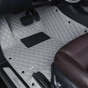 Gray Stitching Custom Heavy Duty, Universal Fit Floor Mats for Cars, SUVs, and Trucks