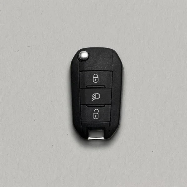 Premium Leather Key Fob for Peugeot