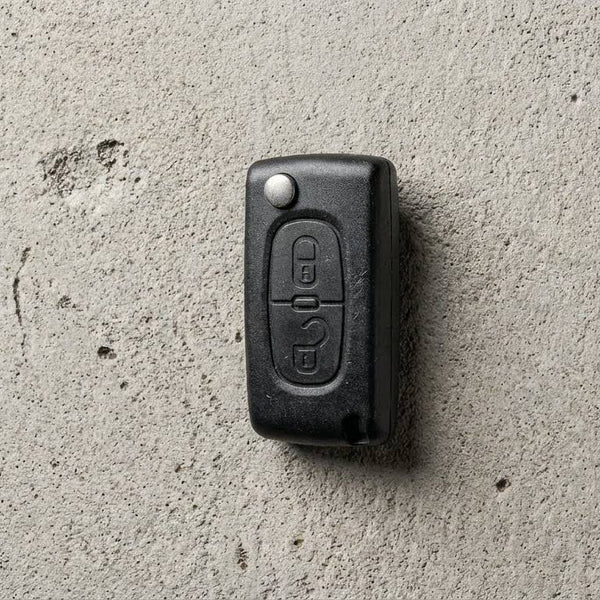 Premium Leather Key Fob for Peugeot