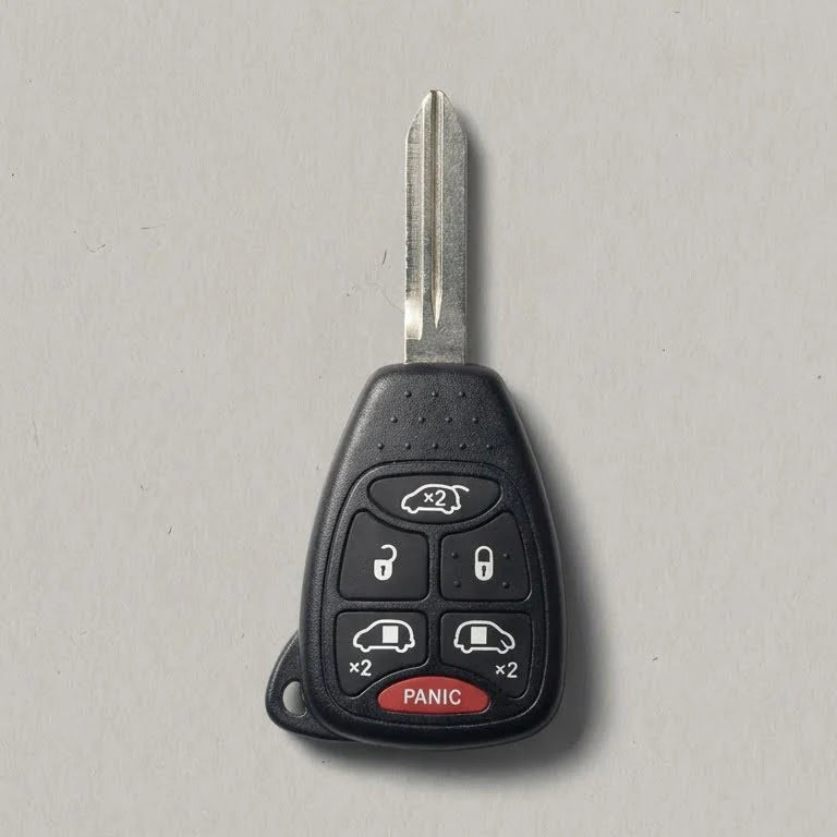Premium Leather Key Fob for Dodge