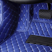 Blue Stitching Custom Heavy Duty, Universal Fit Floor Mats for Cars, SUVs, and Trucks