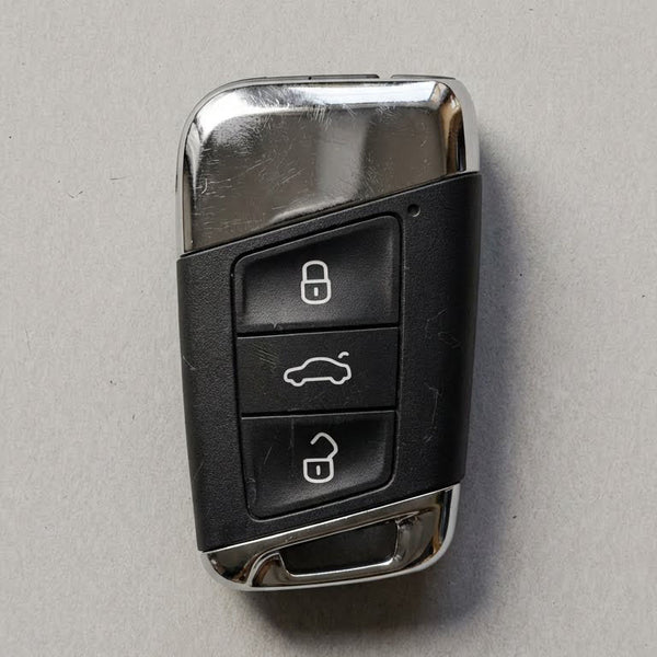 Premium Leather Key Fob for Skoda