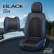Us Nox 2023 Full Set Universal Breathable Waterproof Vehicle Leather Cover For Cars Suv 2 Seats /