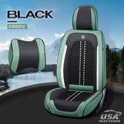 Us Nox 2023 Full Set Universal Breathable Waterproof Vehicle Leather Cover For Cars Suv 2 Seats /