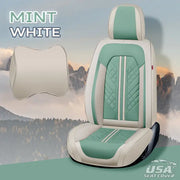 Zetas 2023 Full Set Universal Breathable Waterproof Vehicle Leather Cover For Cars Suv Pick-Up Truck